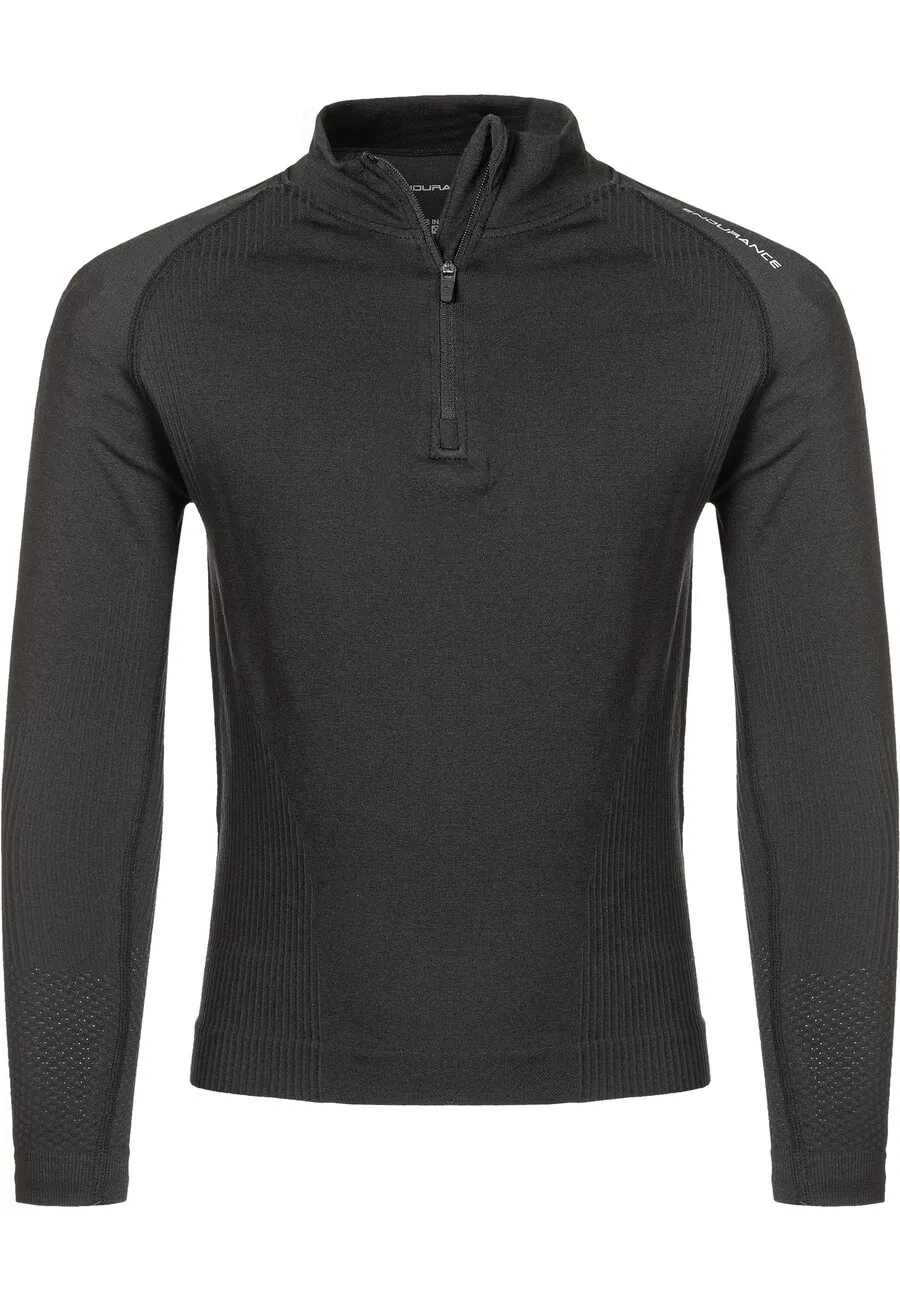 Спортивная футболка ENDURANCE Performance Shirt 'Halen' темно-серого цвета