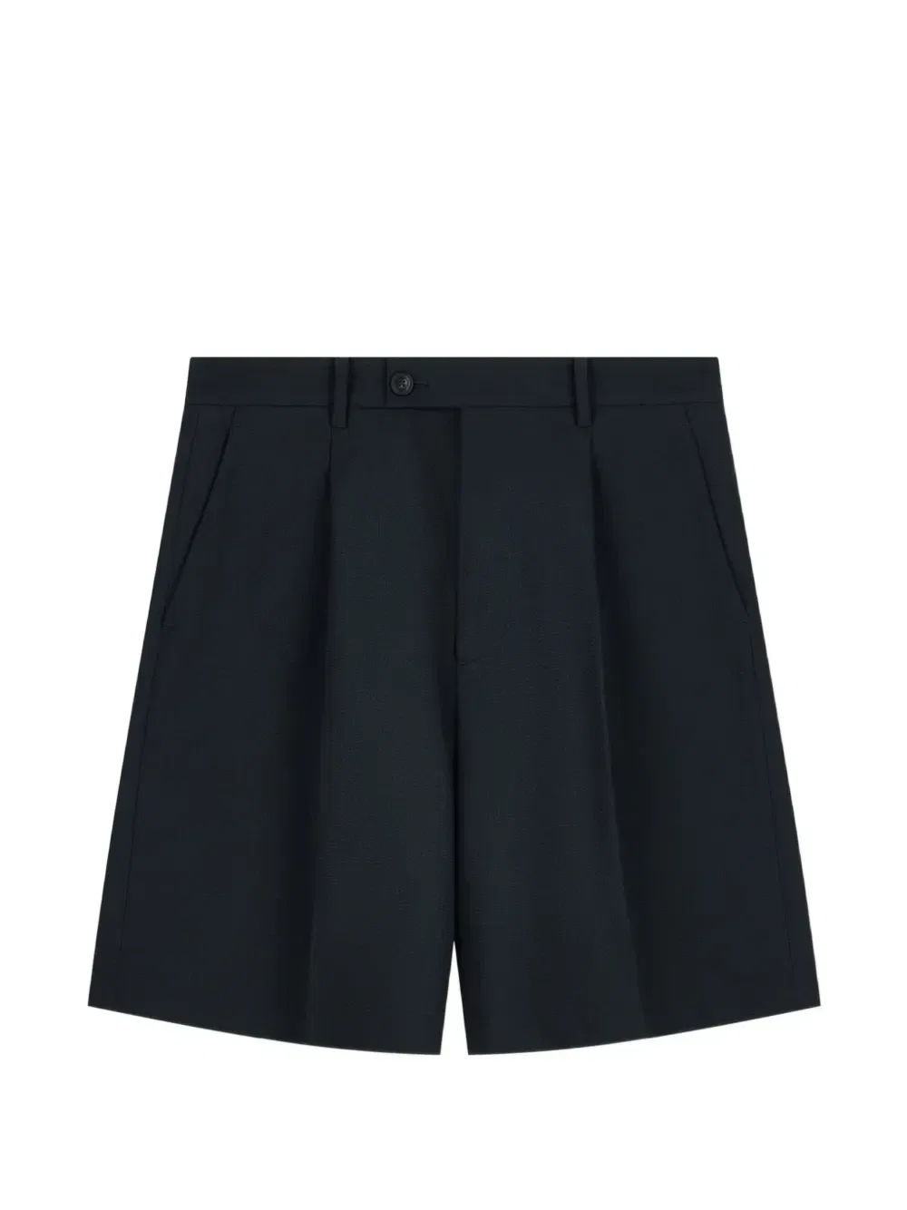 Шорты с защипами Emporio Armani, черный