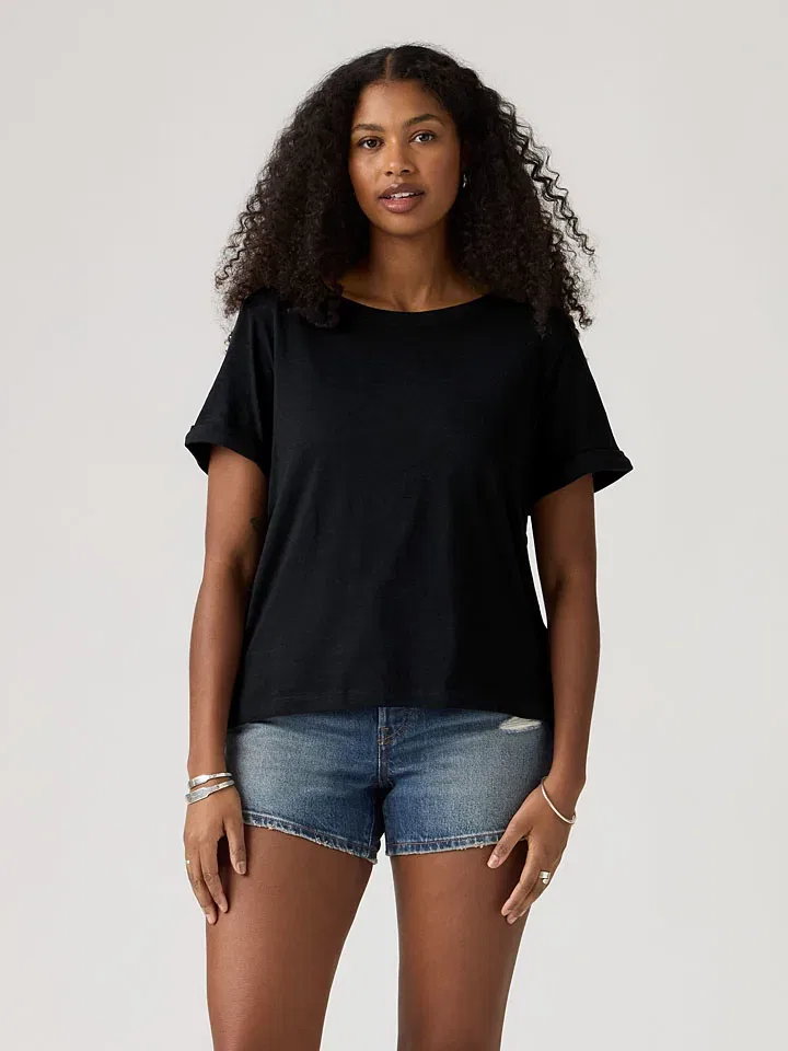 Женская свободная футболка Julie Levi's, Black