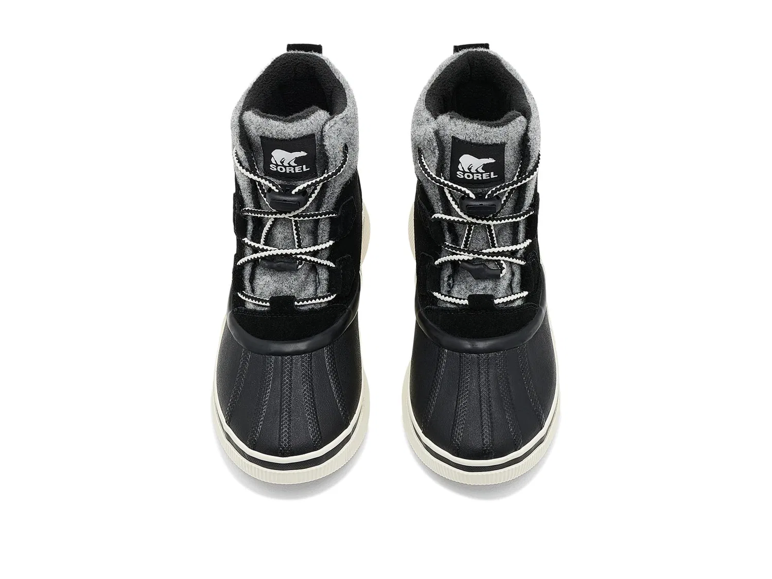 Водонепроницаемые ботинки Out N About IV Chillz Waterproof (для больших детей) Sorel Kids, Black/Chalk — фото 3