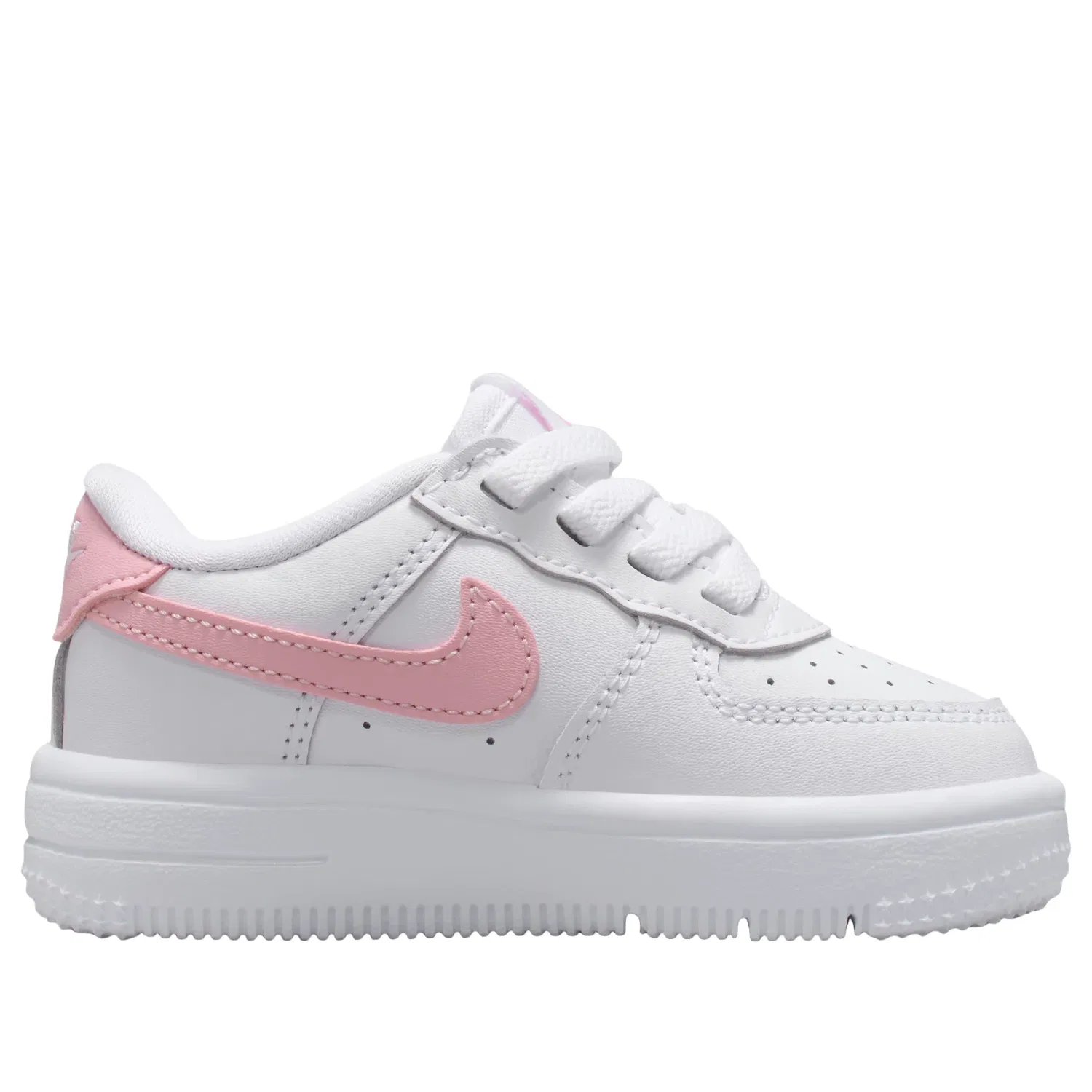 Детские кроссовки с липучкой и шнуровкой Nike Air Force 1 Low EasyOn, белый — фото 2