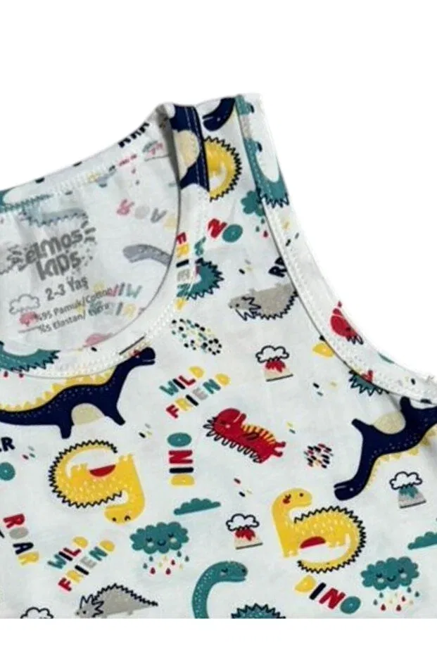 Детское нижнее белье для мальчиков хлопковое Elmas Kids, White — фото 2