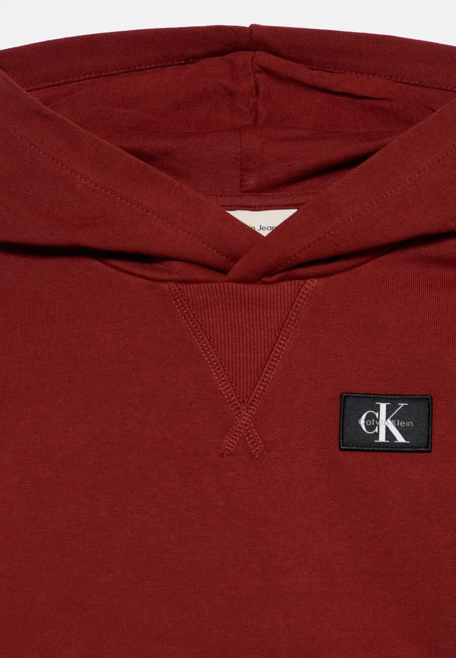 Свитшот Calvin Klein Jeans цвета карминно-красный — фото 3