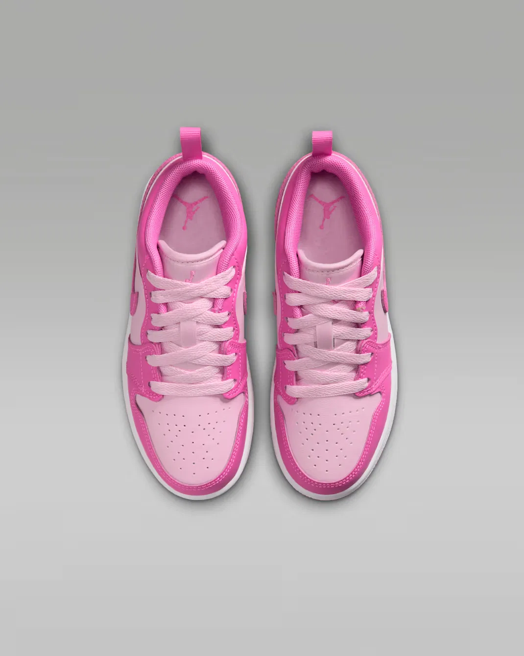 Детские кроссовки Jordan 1 Low, China Rose/White/Pink Foam — фото 4