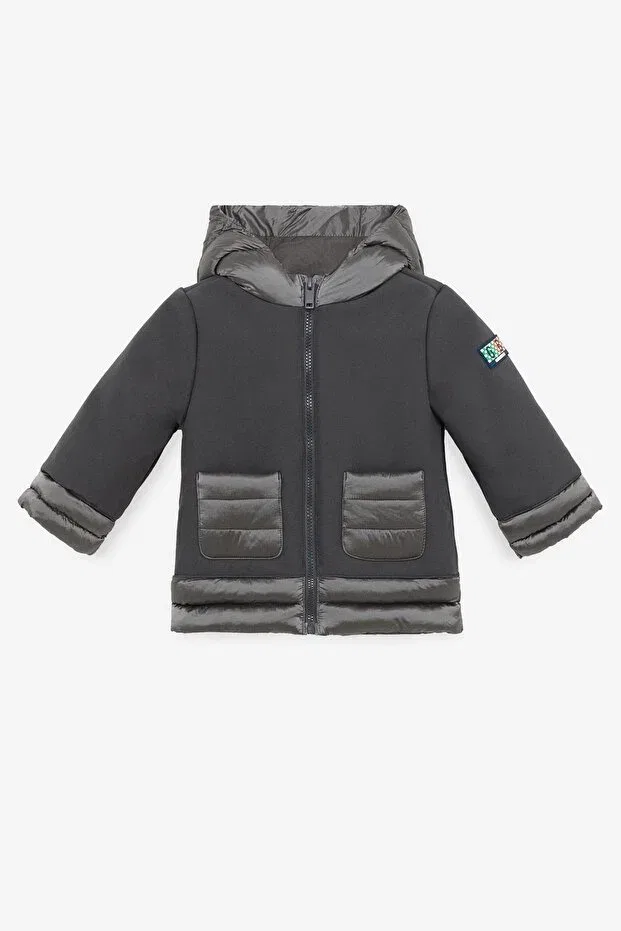 Детское пальто для девочек с капюшоном Gb Baby, Gray