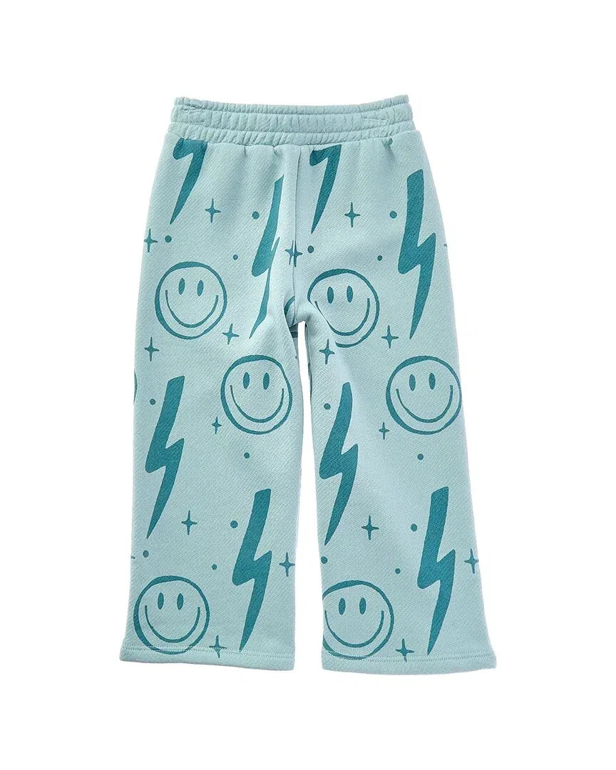 Детские штаны с принтом Lightning Happy Pant Chaser, синий — фото 2