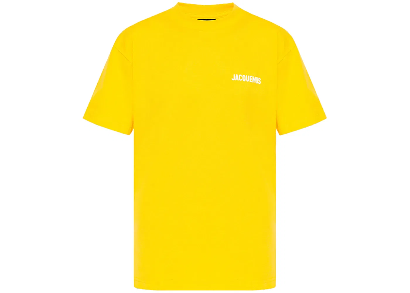 Мужская футболка с принтом Jacquemus Le T-Shirt Logo, Yellow