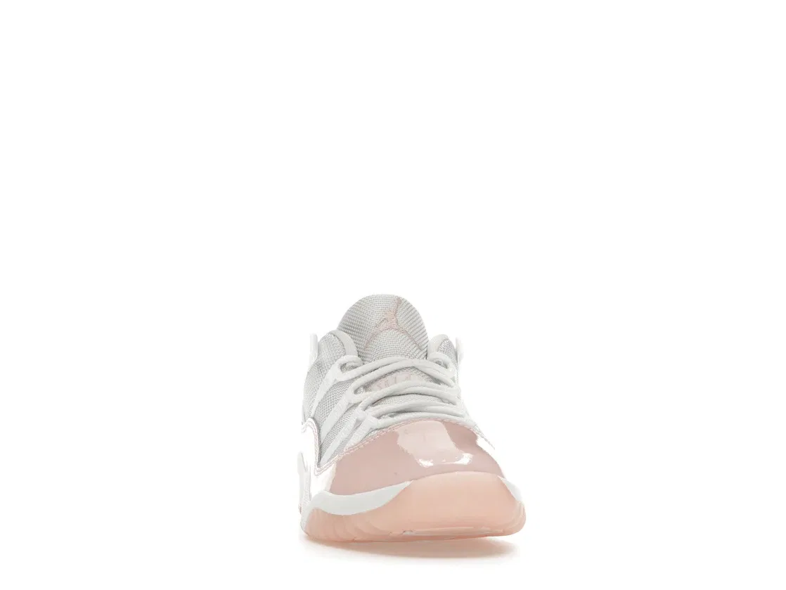 Детские кроссовки для мальчиков с длинным рукавом Jordan 11 Retro Low Jordan, White/Legend Pink — фото 2