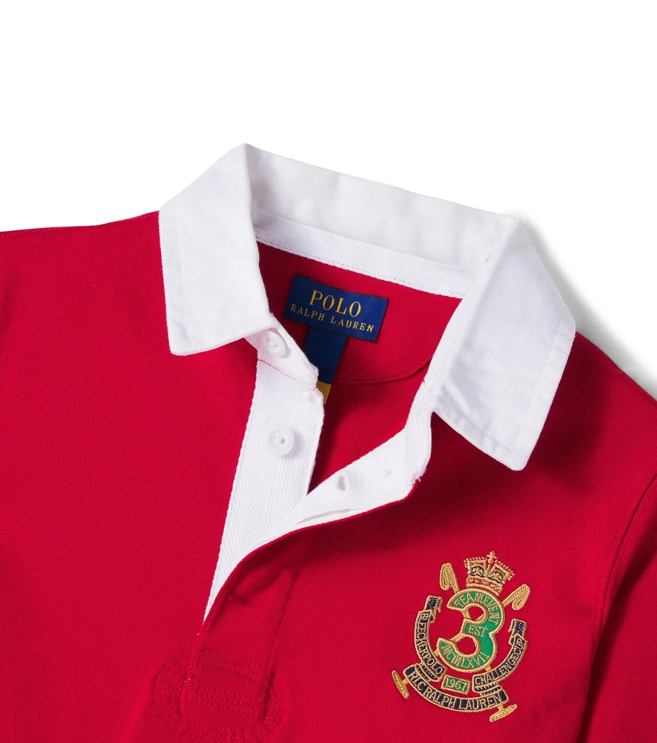 Рубашка-поло с принтом Polo Ralph Lauren Kids, красный — фото 3