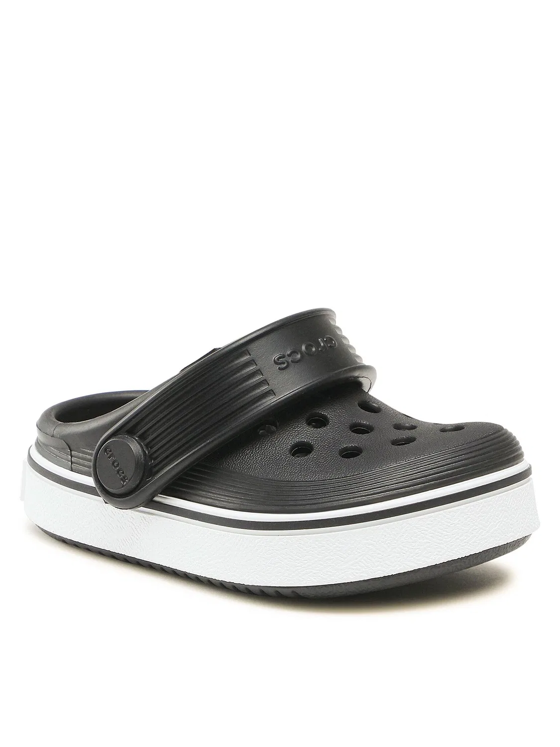 Шлепанцы для мальчика Crocband Clean Clog Crocs, черный — фото 2