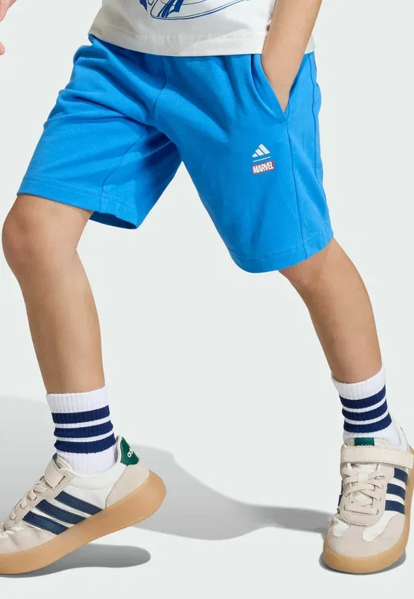 Комплект Marvel Мстители - спортивные штаны Adidas Sportswear, синий/кремовый — фото 4