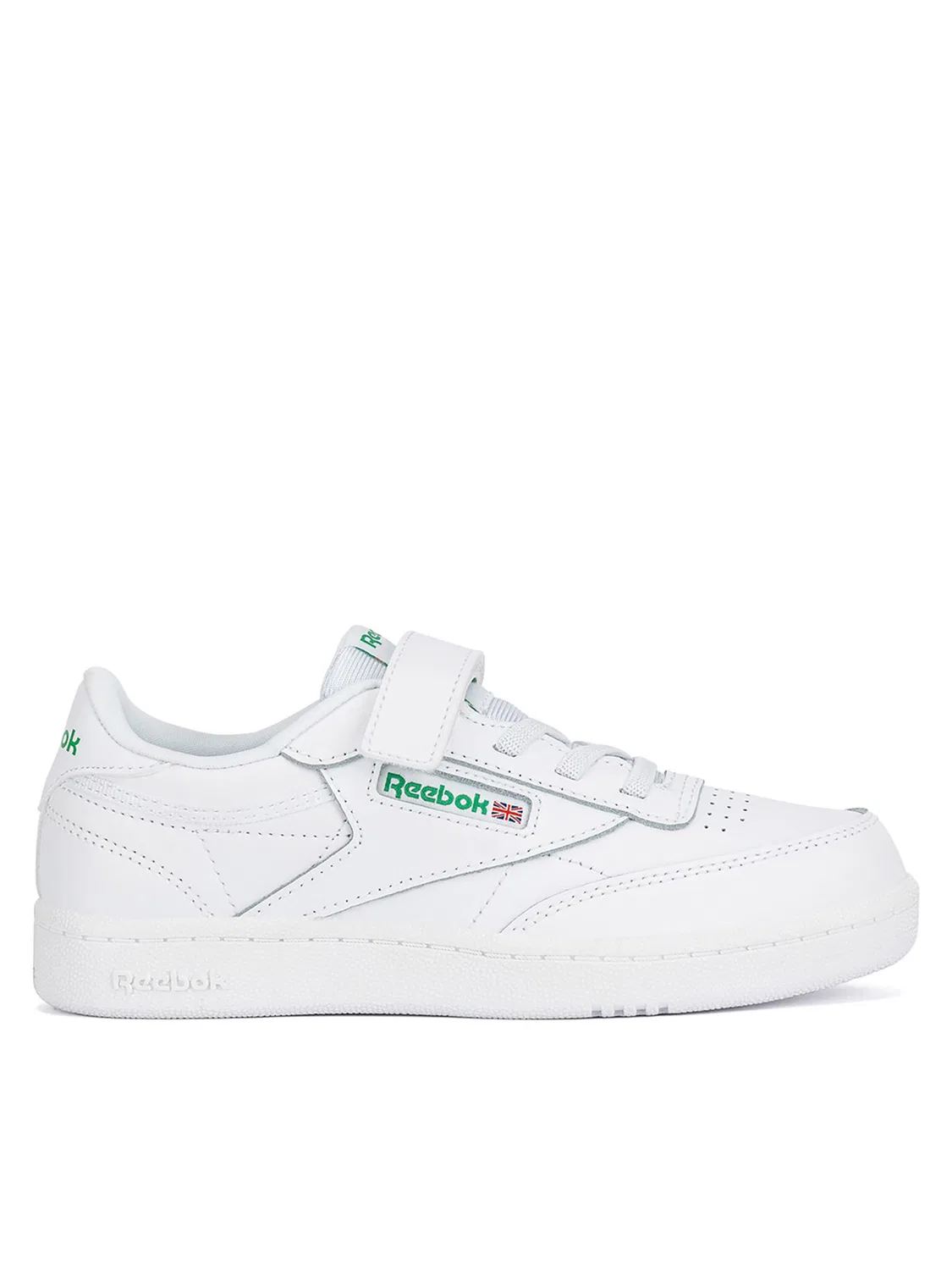 Кроссовки Reebok для мальчика, кожаные, белые — фото 2