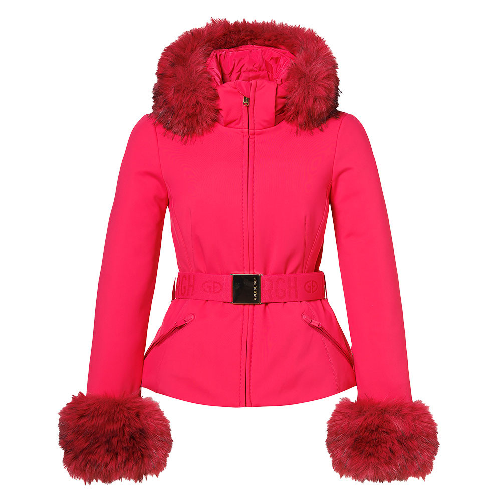 

Пуховая лыжная куртка Goldbergh Giselle с искусственным мехом (женская), Italian Rose
