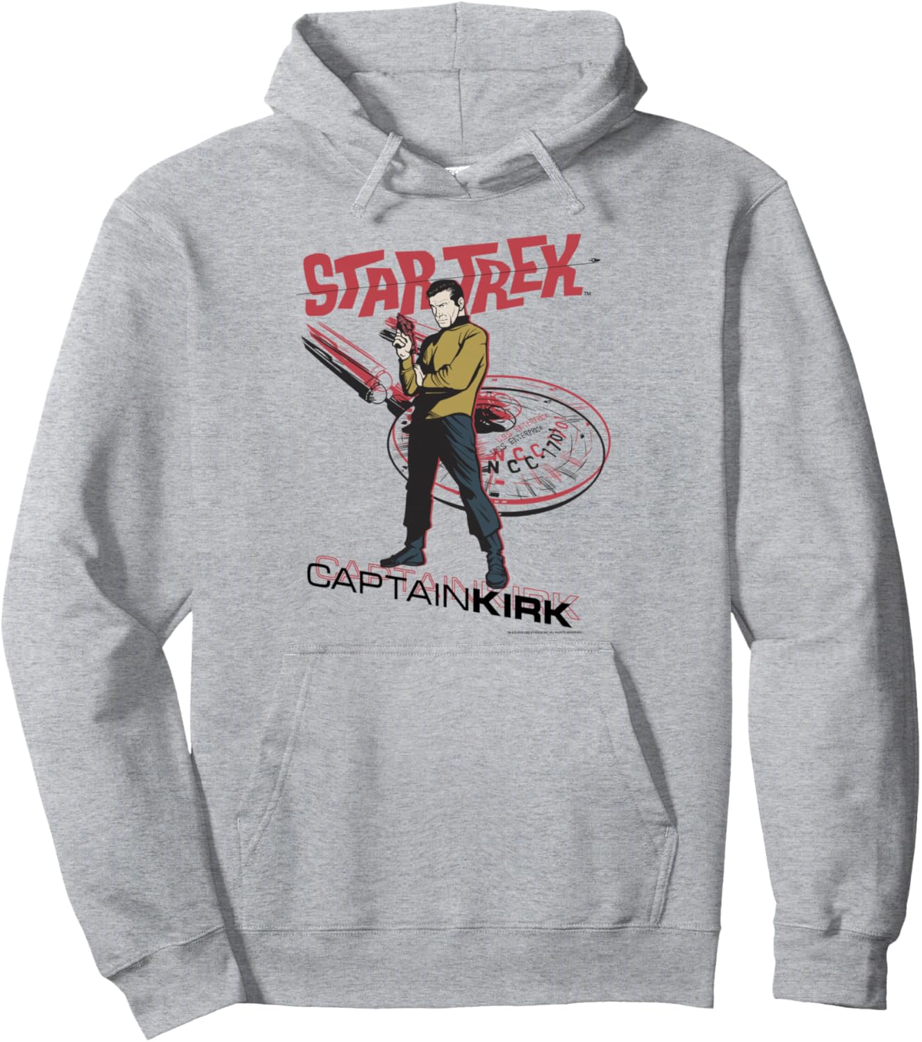 

Худи в стиле ретро с комиксами по мотивам оригинального сериала «Звездный путь» с капитаном Кирком, серая Star Trek, Серый, Худи в стиле ретро с комиксами по мотивам оригинального сериала «Звездный путь» с капитаном Кирком, серая Star Trek