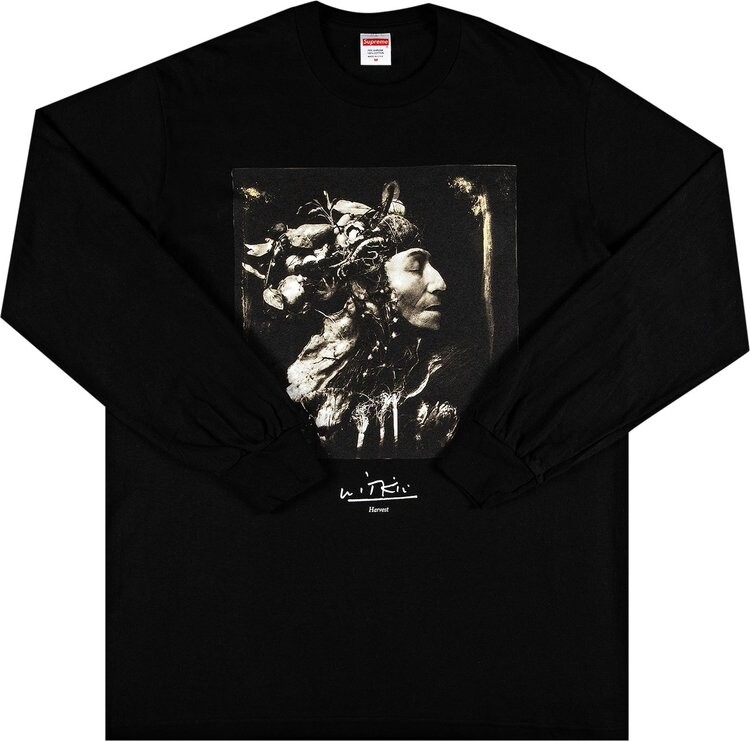 

Лонгслив Supreme x Joel-Peter Witkin Harvest Long-Sleeve Tee 'Black', черный