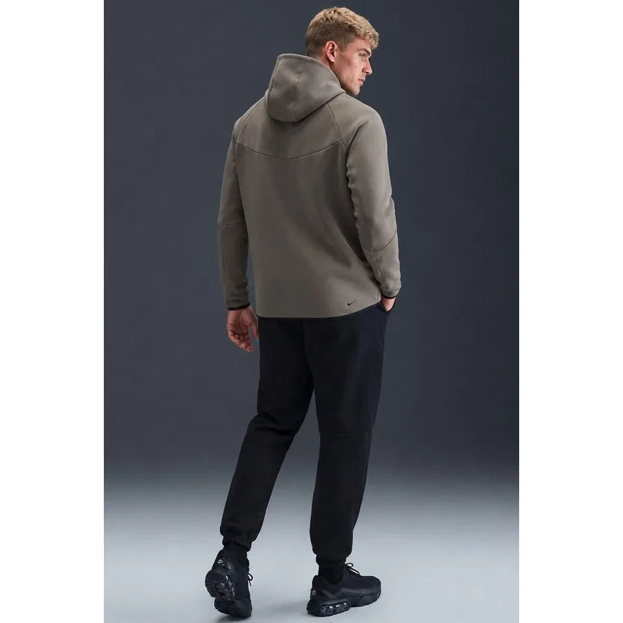 Свитшот капюшоном Tech Fleece Full Zip Windrunner Hoodie Nike, Коричневый — фото 4