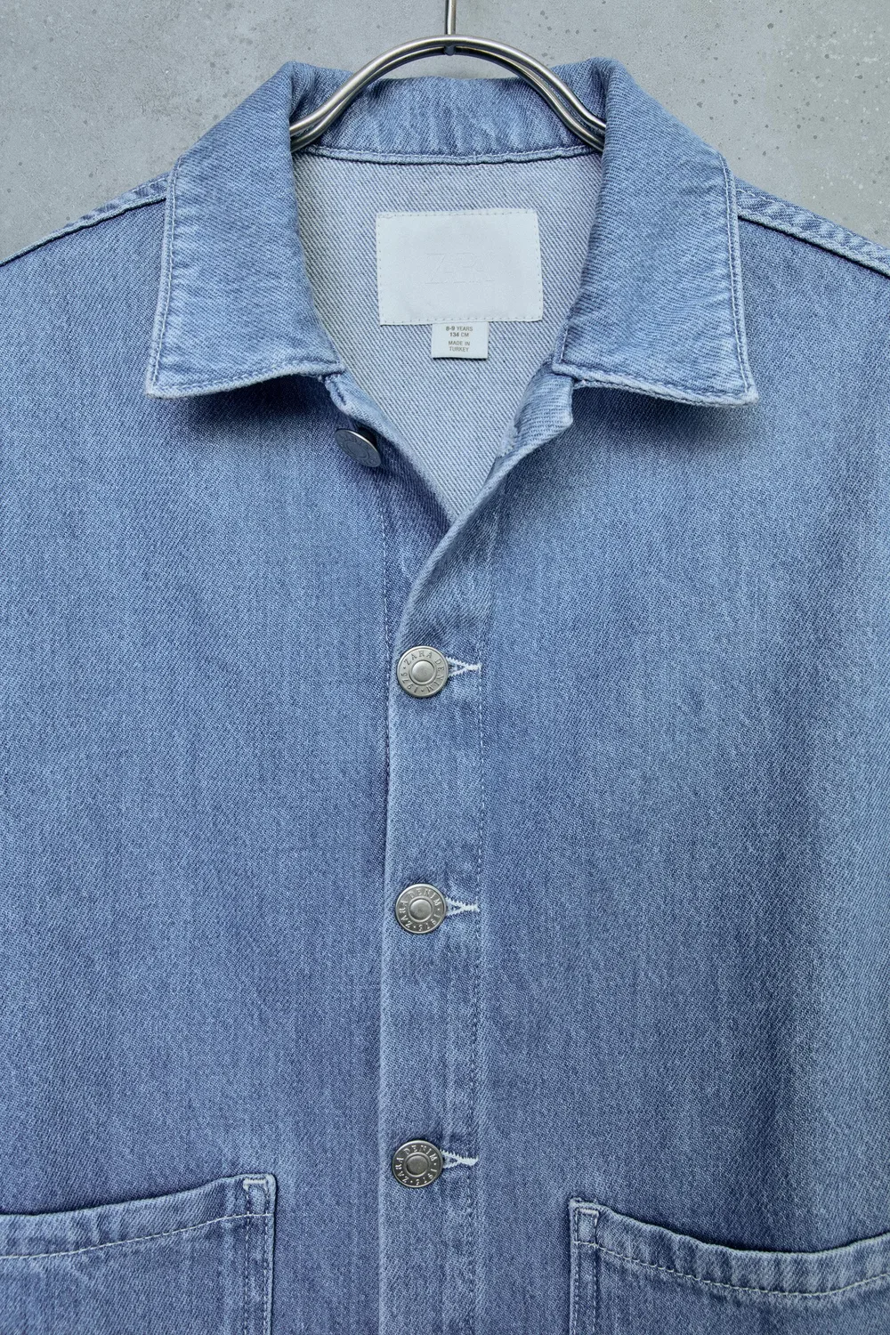STORIESZ - Джинсовая рубашка-куртка ZARA, Blue — фото 3