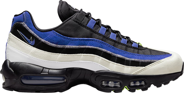 Кроссовки Nike Air Max 95 SE 'Double Swoosh - Black Game Royal', черный - фото