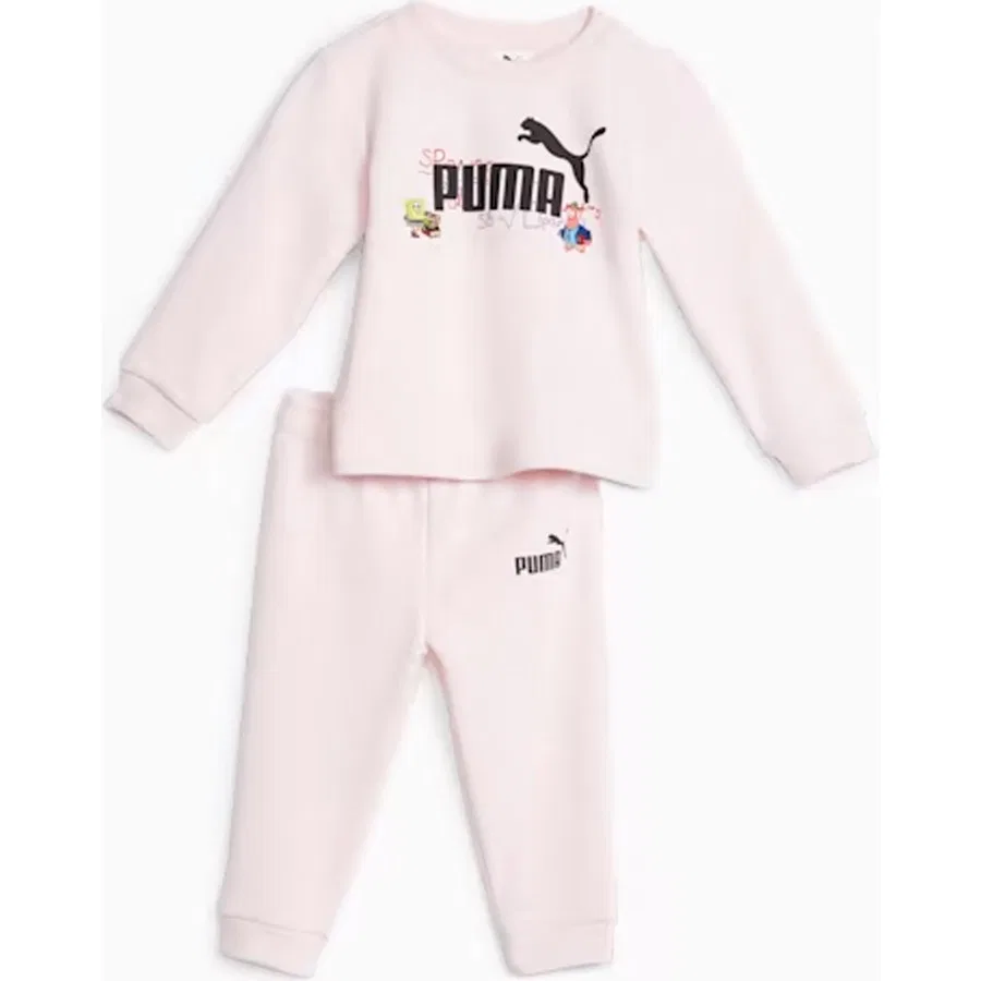 Детский спортивный костюм Puma x Spongebob Crew Jogg, Puma, Розовый