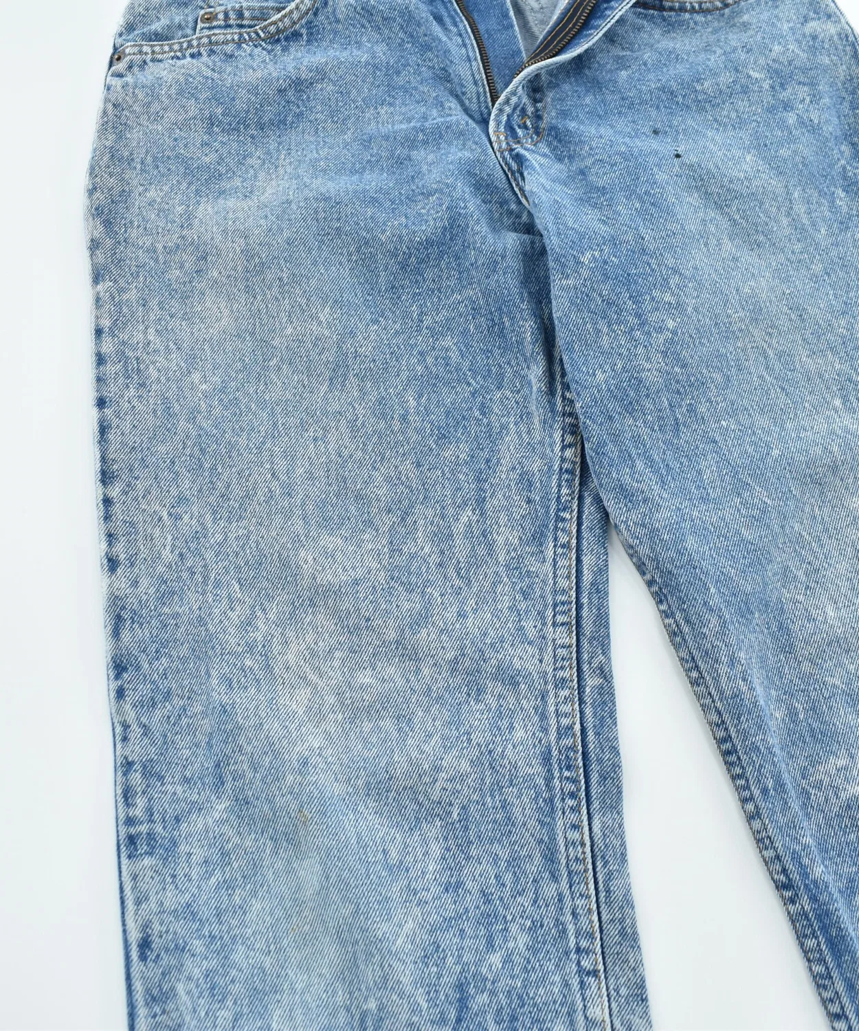Мужские джинсы Levi's 405 с химической стиркой, прямой крой, синие — фото 3
