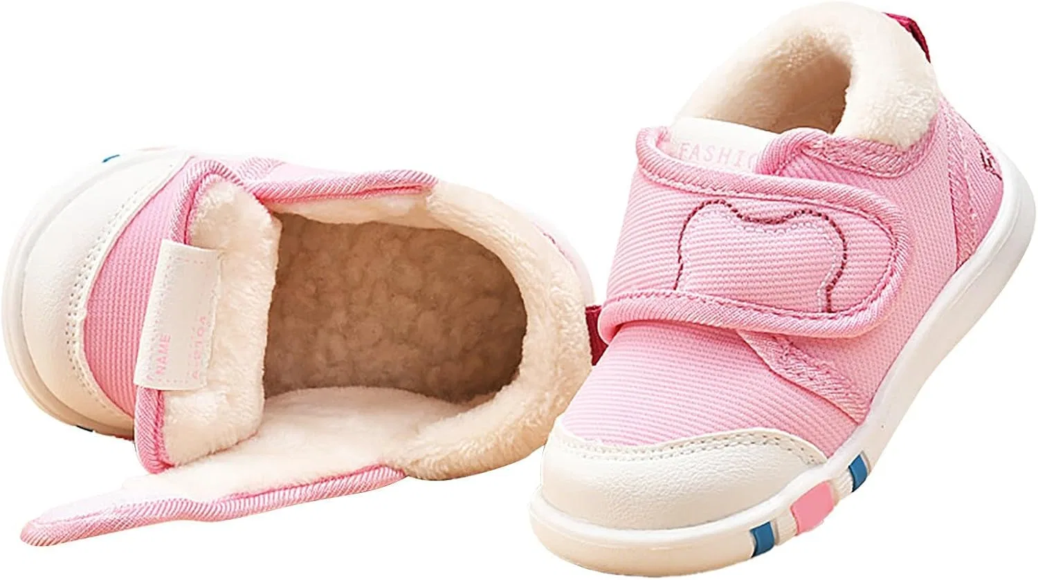 Детские зимние ботинки для мальчиков и девочек с мягкой подошвой, Pink