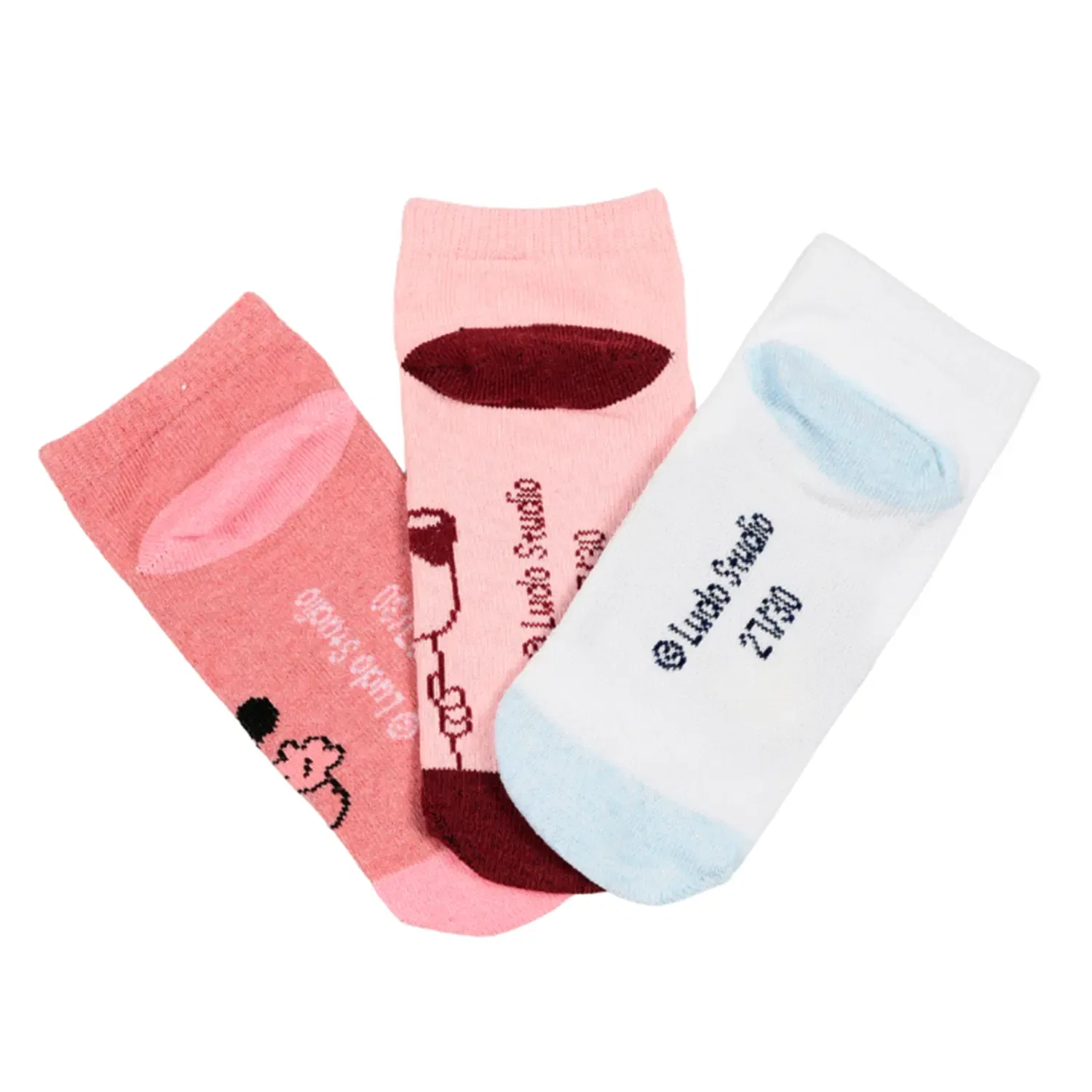 Носки детские с принтом комплект 6 пар Bluey, разноцветный — фото 3
