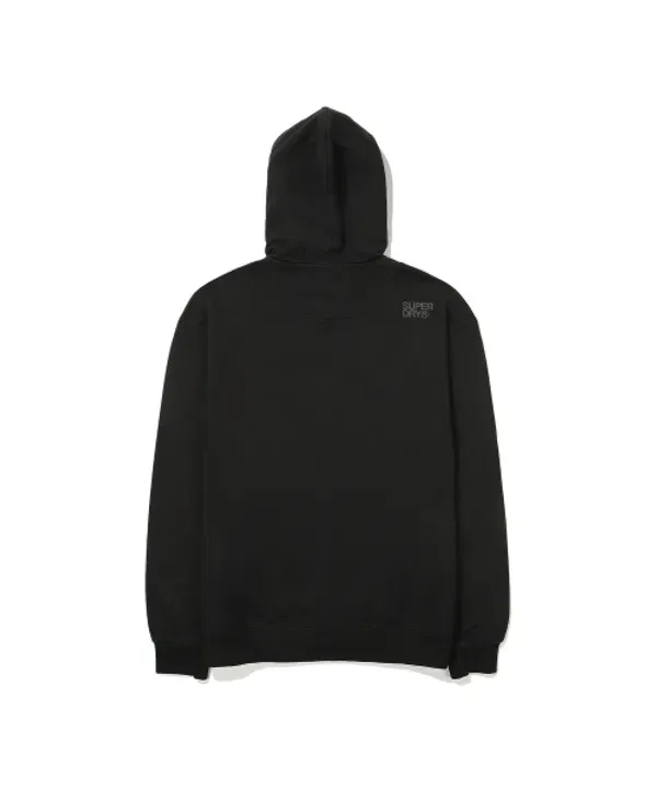 Худи с капюшоном, двустороннее, с большим логотипом, Superdry, черный — фото 2