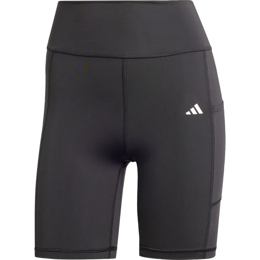 Леггинсы с высоким поясом Optime 7-Inch adidas, Черный — фото 2