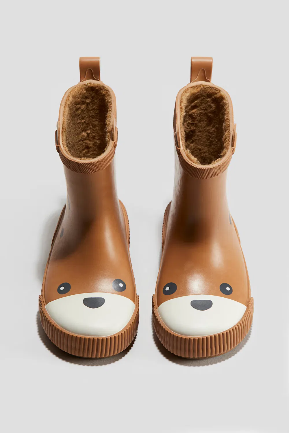 Резиновые сапоги с флисовой подкладкой H&M, Braun/Hund — фото 2