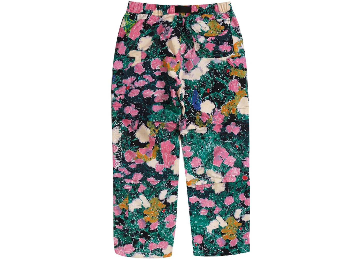 Мужские штаны с принтом Supreme The North Face Trekking Zip-Off Belted Pant, Flowers — фото 2