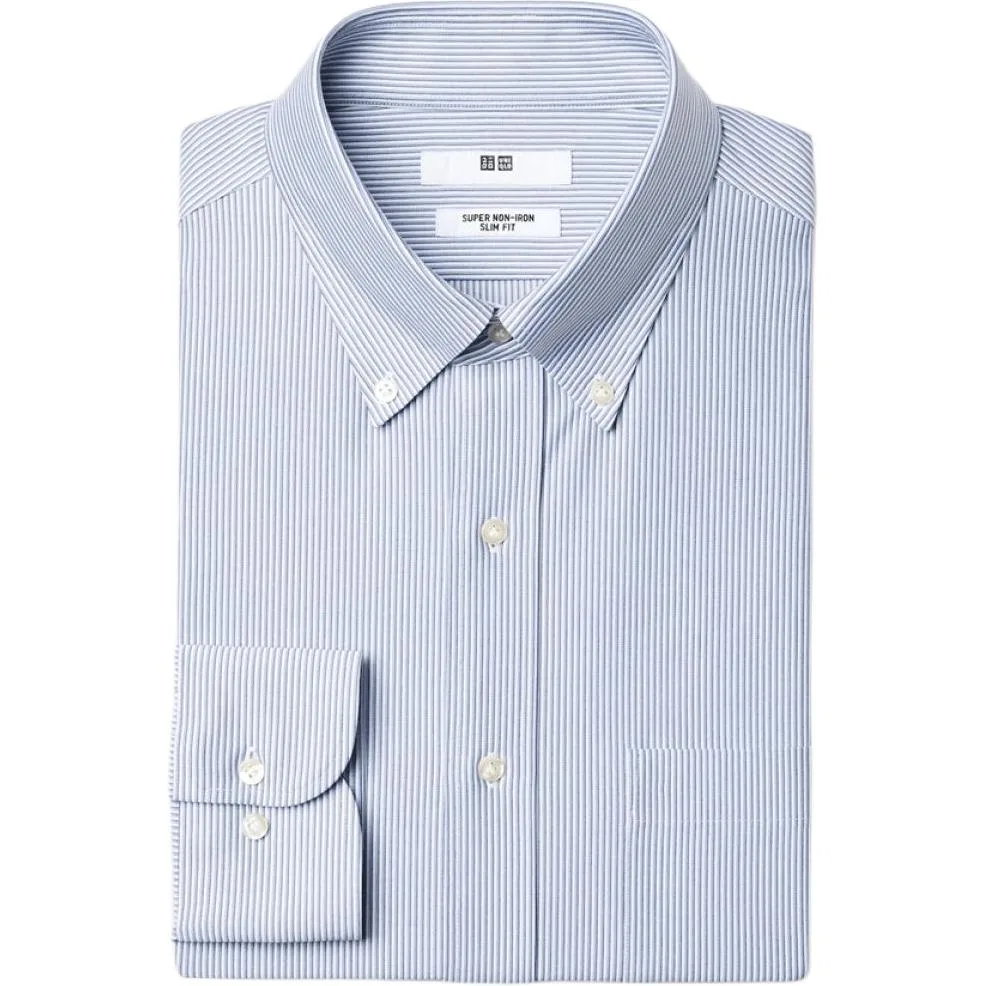 Рубашка повседневная Sea Blue, UNIQLO