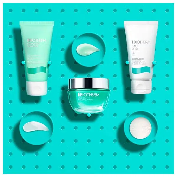 Набор косметики для увлажнения Aquasource Hyalu Plump 3 предмета BIOTHERM — фото 2