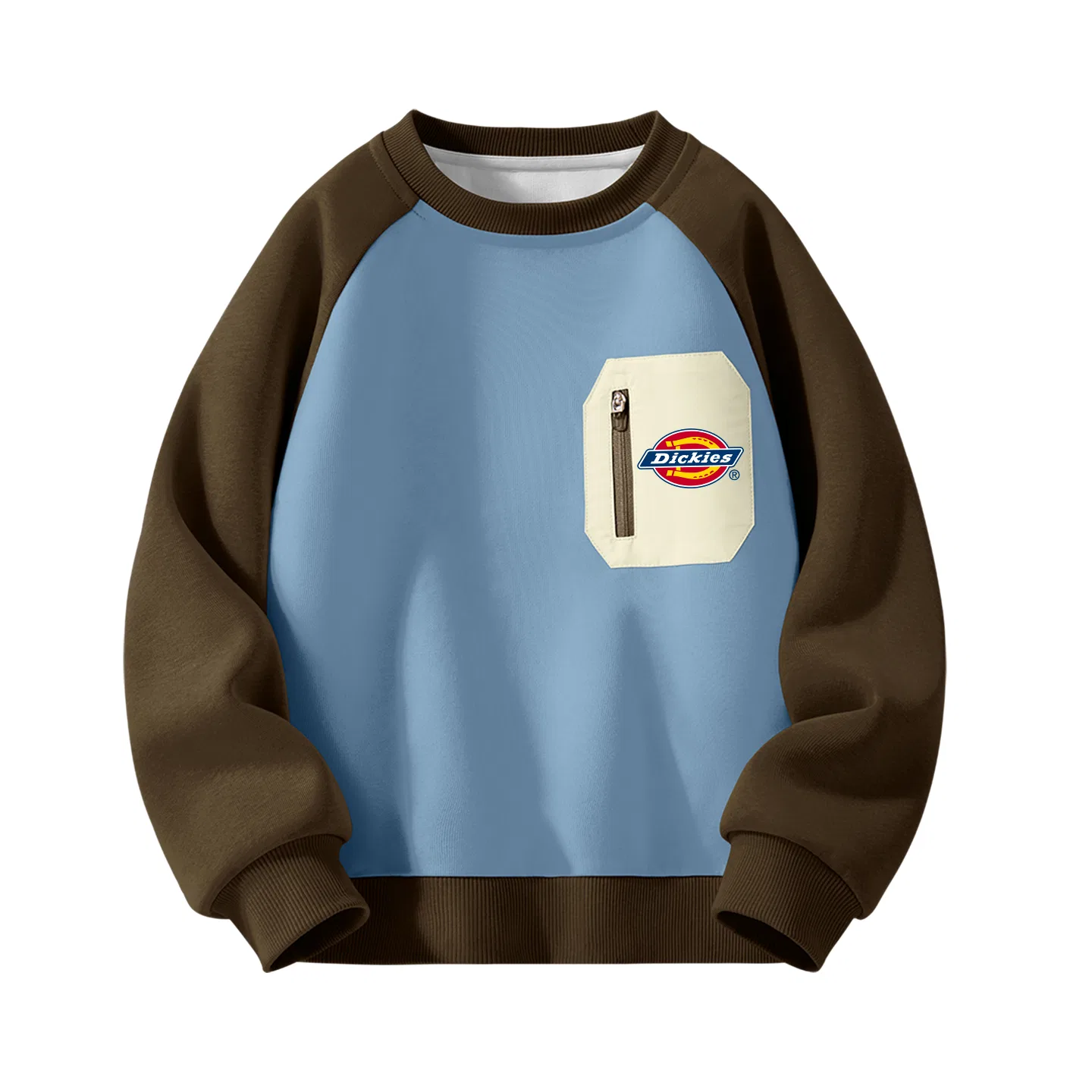 Детский свитшот с круглым вырезом Dickies, Silicone Standard K Blue Coffee