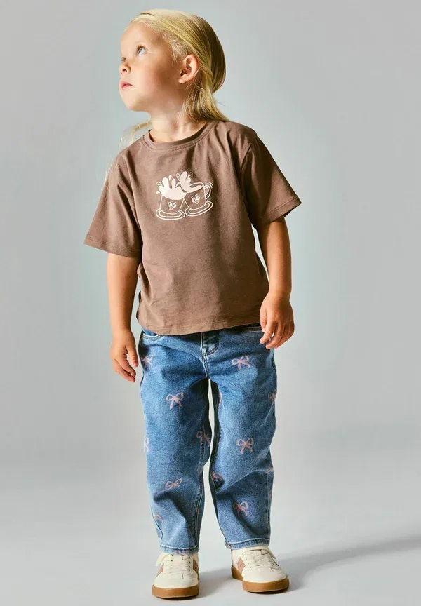 Брюки Mom Shaped Jeans Name It, medium blue denim, синий
