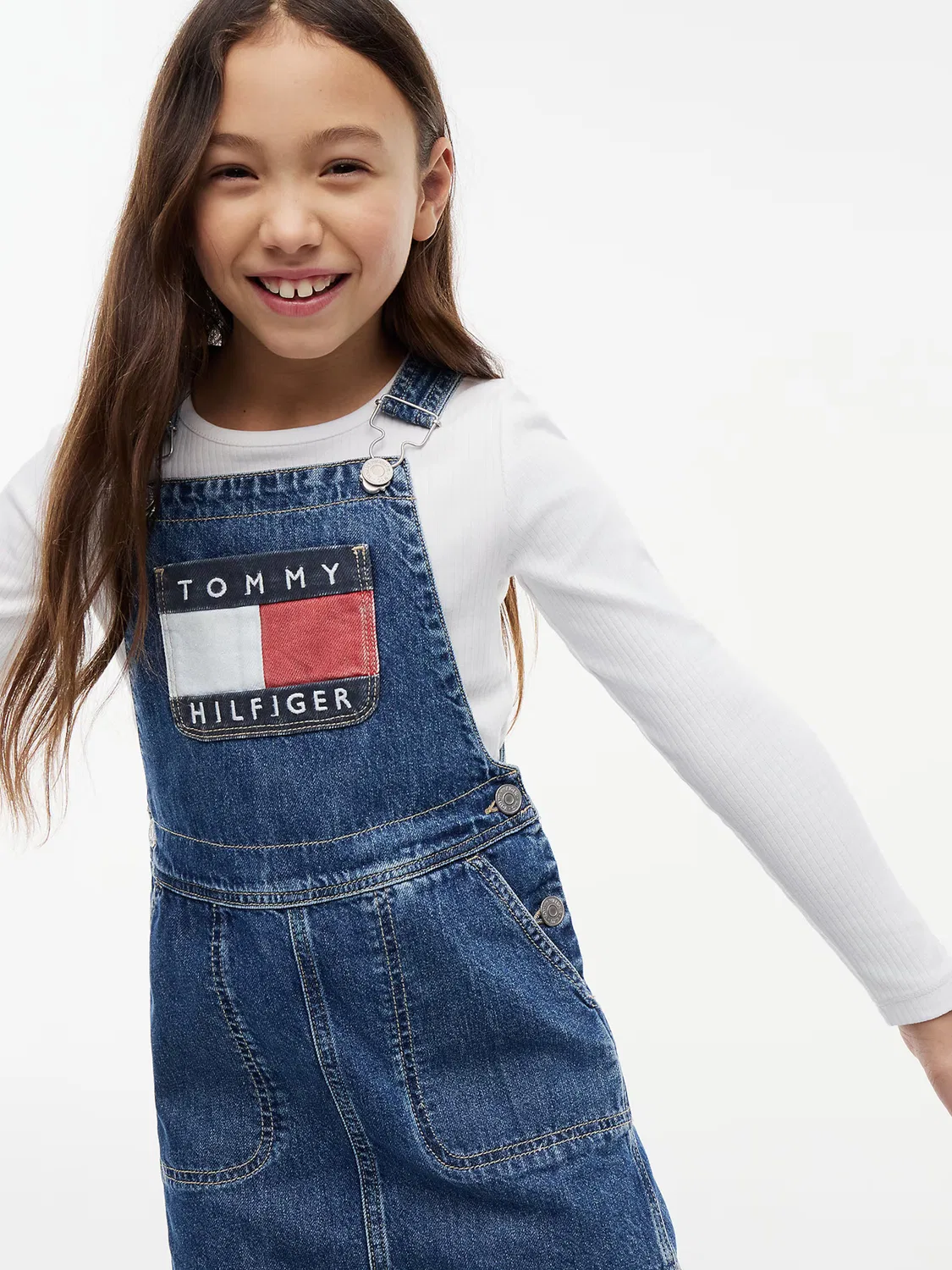 Юбка Tommy Hilfiger Heritage в темно-синем цвете и из синего денима — фото 4