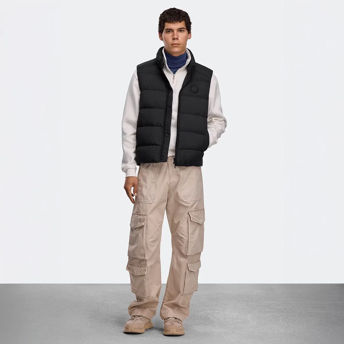 Мужской жилет легкий с 750-наполнителем Crofton EnduraLuxe Vest Canada Goose, черный — фото 2