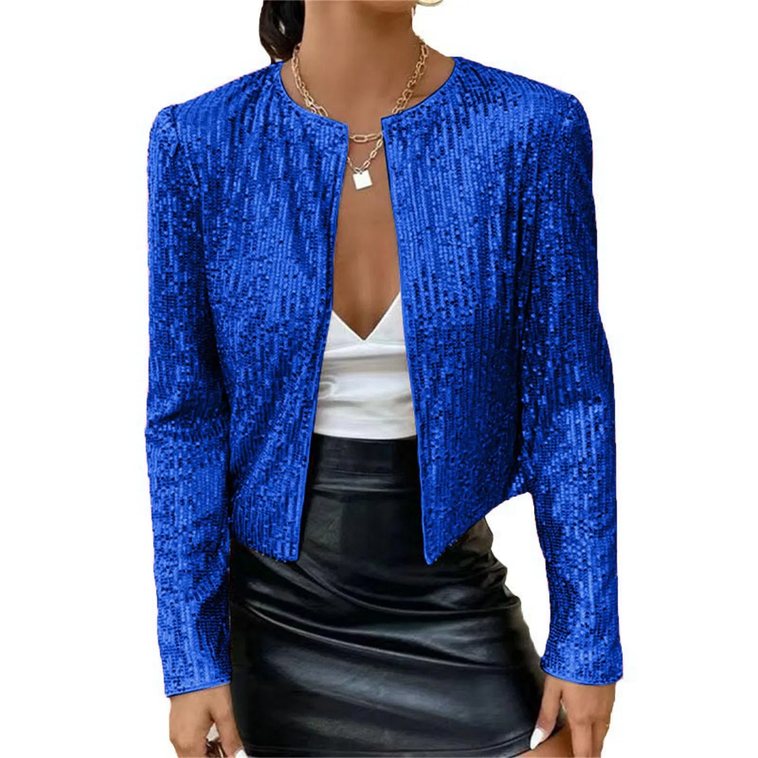 Женская куртка с пайетками bomber, 20