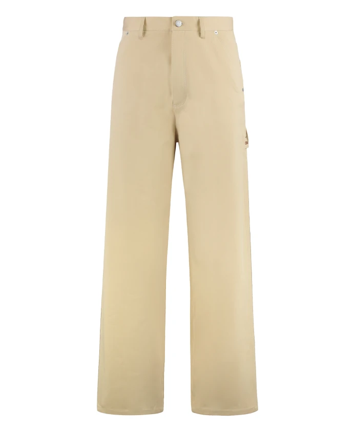 

Свободные хлопковые брюки Drole De Monsieur, бежевый