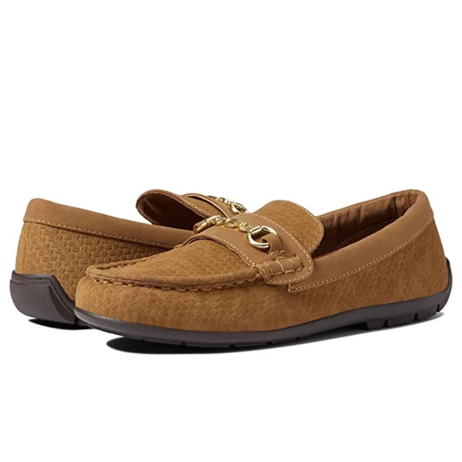 Детские лофферы без шнуровки с мысом мокасин Justinn Steve Madden, коричневый