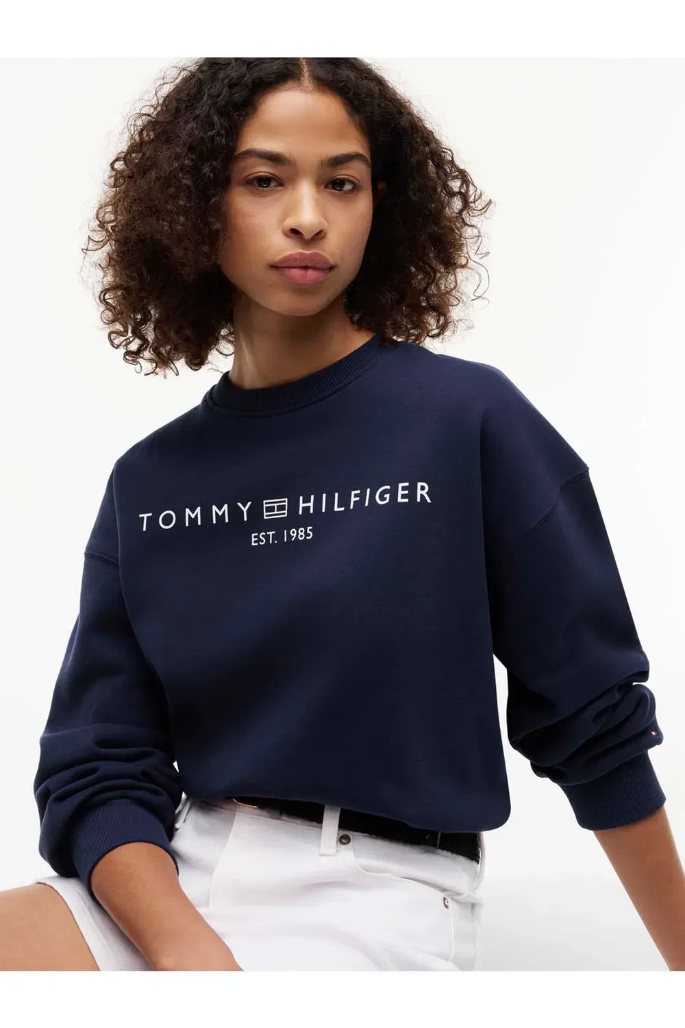 Свитшот с принтом Corp Logo Mdrn Swtsrt Tommy Hilfiger, Navy — фото 3