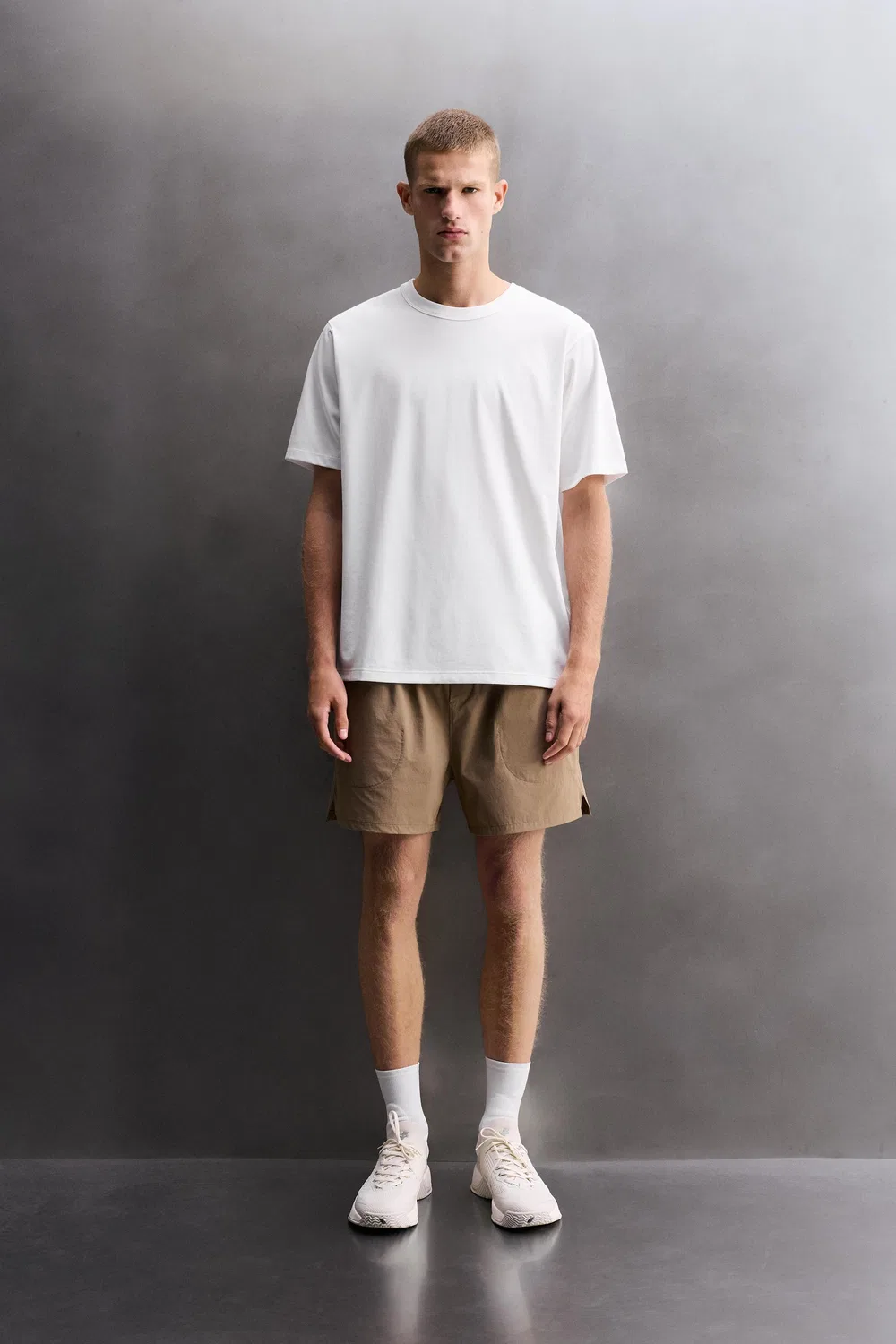 Удобная тренировочная футболка ZARA, White