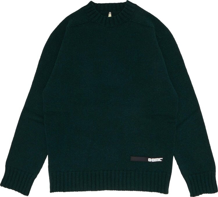 

Толстовка OAMC Knitted Nuptse Crewneck 'Kombu', зеленый