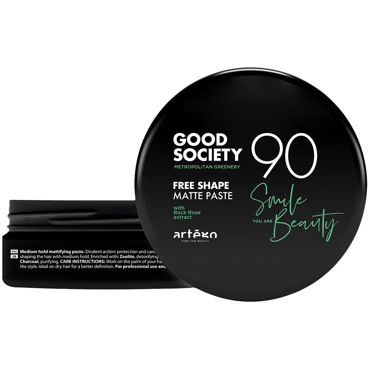 Artego матирующая паста для укладки 90 FREE SHAPE MATTE PASTE, 100 мл - фото