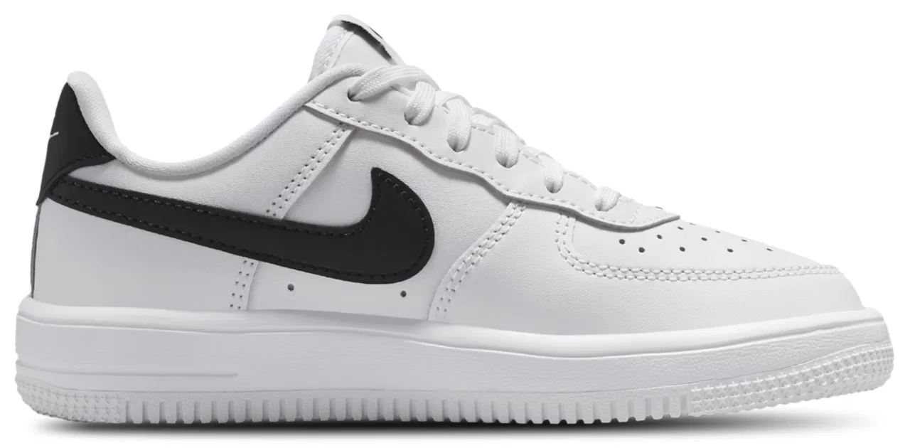 Кроссовки для девочек Air Force 1 Low Lace Nike, белый/черный