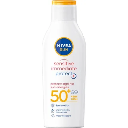Лосьон для чувствительной кожи Nivea Sensitive Immediate Protect Sunallergy Spf 50, 200 мл