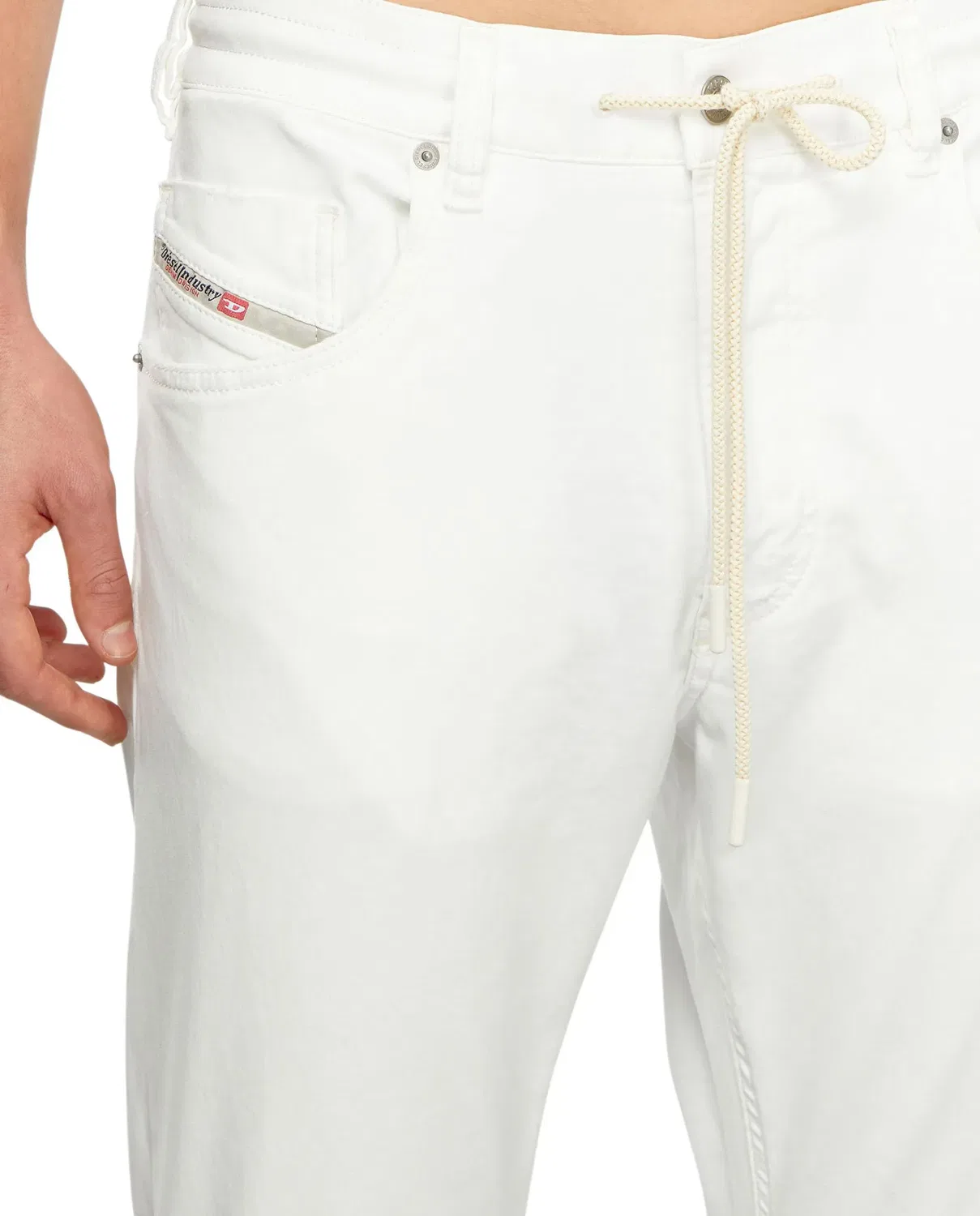 Мужские джинсы regular fit JoggJeans D-Krooley Joggjeans Diesel, Blanco — фото 3