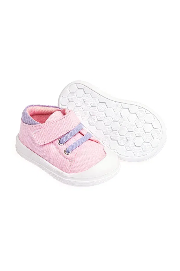 Детские тапочки для девочек с липучкой Hellobaby Ebebek Hello Baby, Pink — фото 3