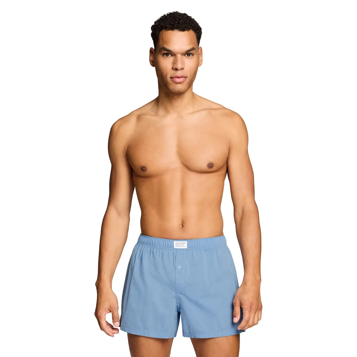 Мужские боксеры 2er Pack Levi's, White/Light Blue — фото 4