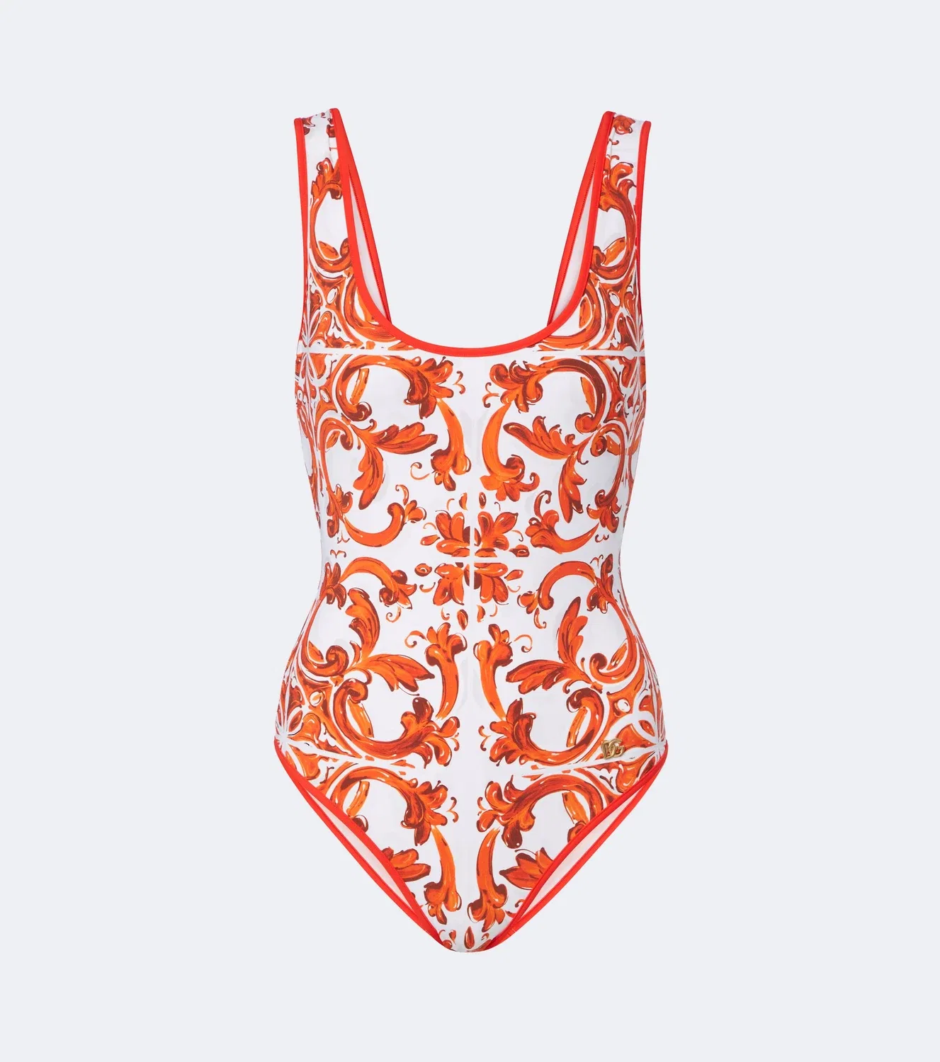 Купальник Majolica Dolce & Gabbana, оранжевый