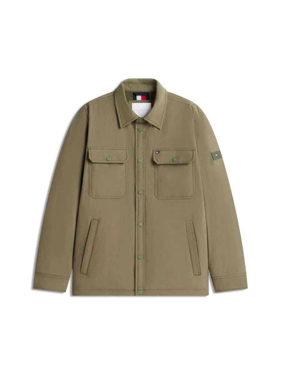 Куртка TOMMY HILFIGER межсезонья, зеленого цвета